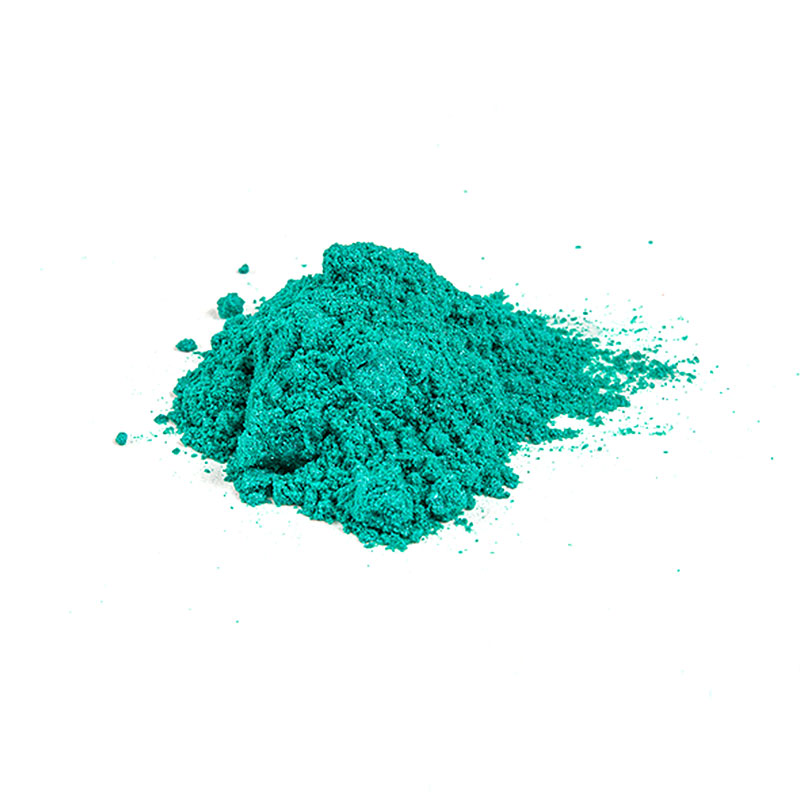 AK435b cyaan parelmoer pigment voor inkt, plastic industrie